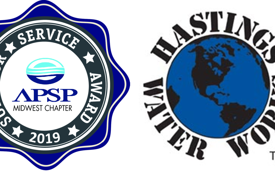 Hastings Water Works Named 2019 Superior Service Award Winner